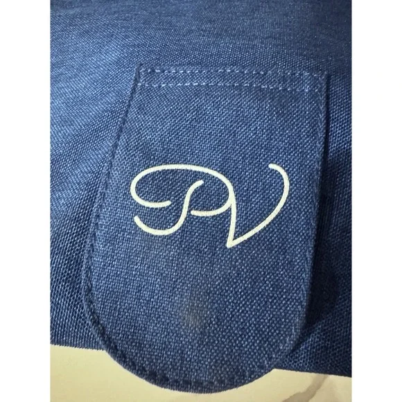 NWT Portovino City Tote Bag Blue Canvas Wine Purse With Hidden Insulated Compart - Picture 10 of 12